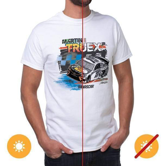 NASCAR Mens Classic Crew Tee - Martin Truex Jr - 2 White by DelSol for Men - 1 Pc T-Shirt (2XL)