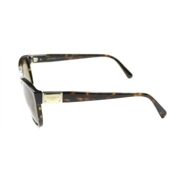 Dolce and Gabbana DG 4195 502-T5 - Havana-Brown Gradient Polarized by Dolce and Gabbana for Women - 56-17-140 mm Sunglasses
