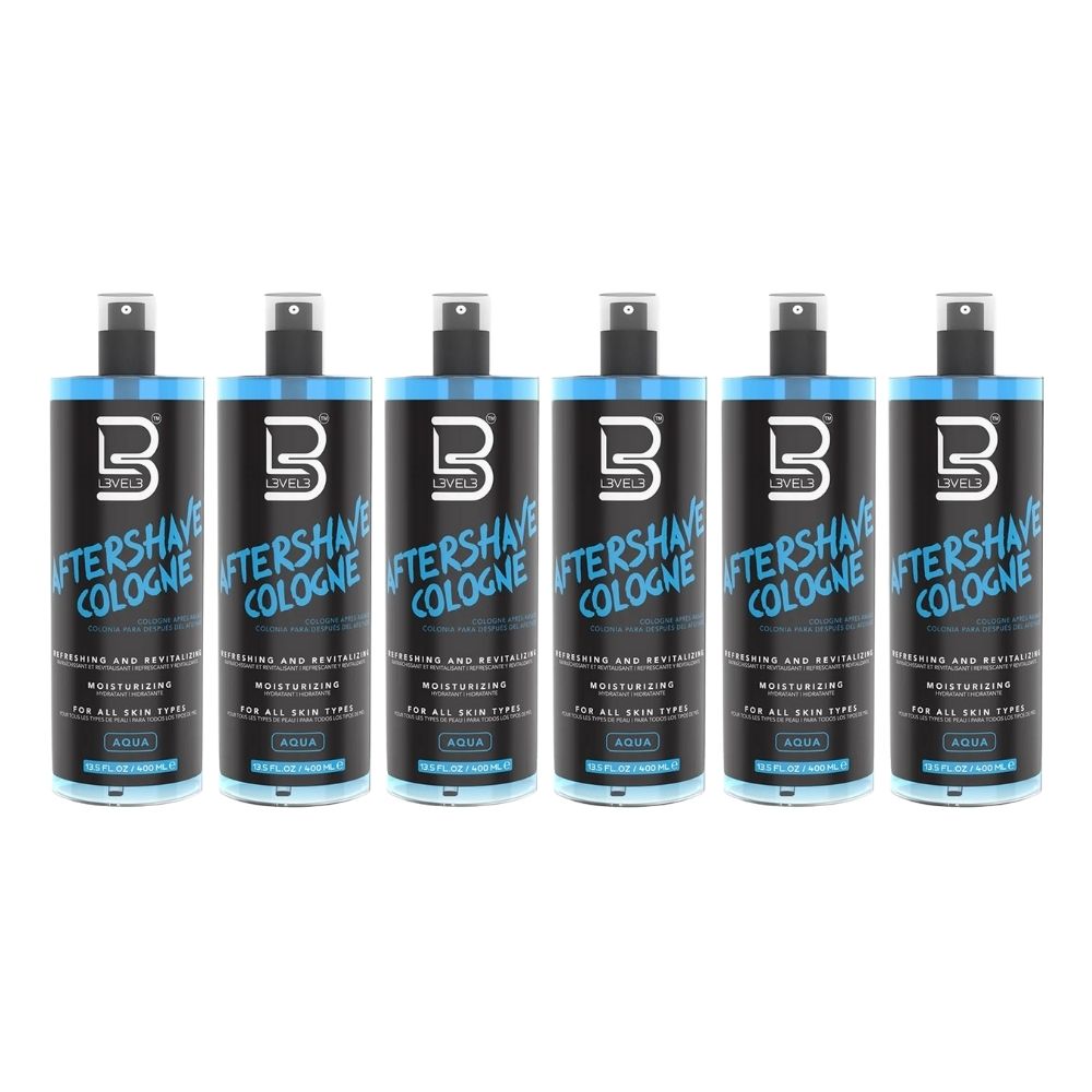 L3VEL3 After Shave Cologne Aqua 13.5 oz - Multipack