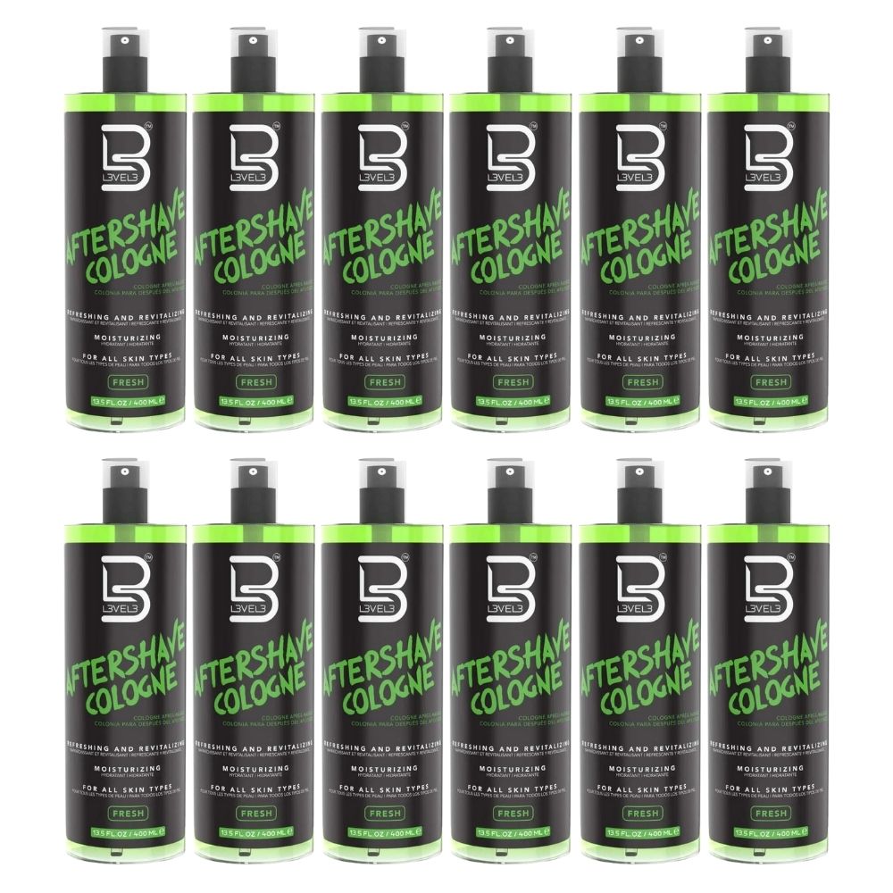 L3VEL3 After Shave Cologne Fresh 13.5 oz - Multipack