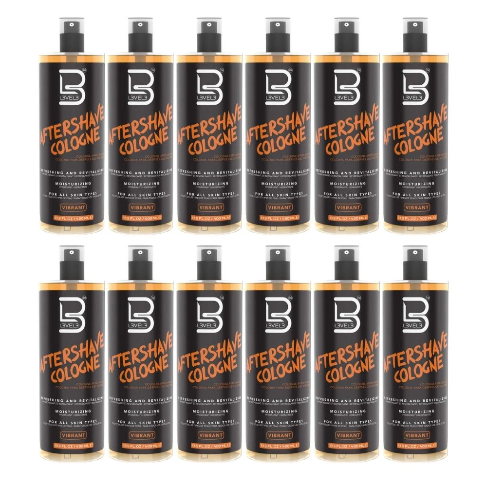 L3VEL3 After Shave Cologne Vibrant 13.5 oz - Multipack