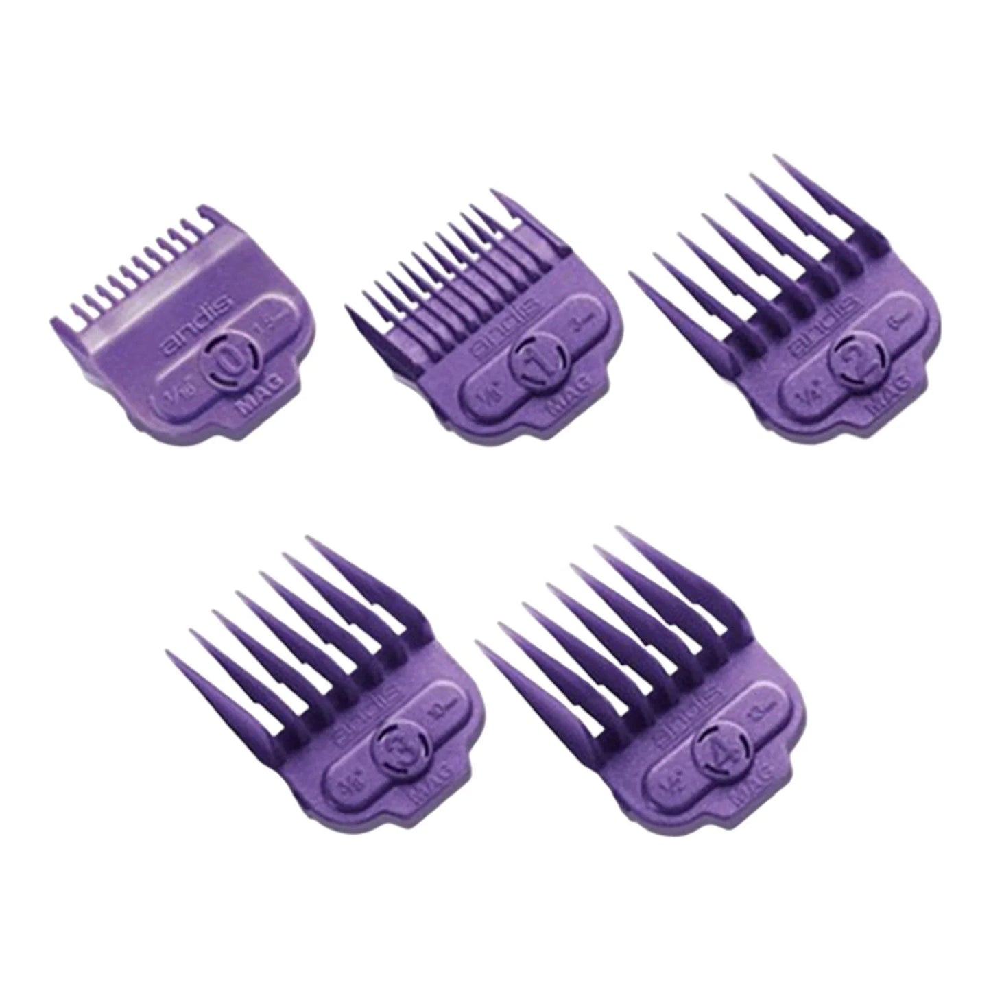 Andis Single Magnetic Comb Set - Small (5pcs)