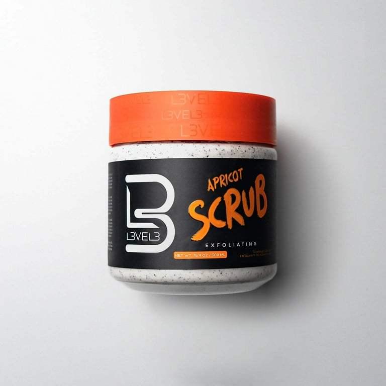 L3VEL3 Apricot Facial Scrub 500ml / 16.9 oz