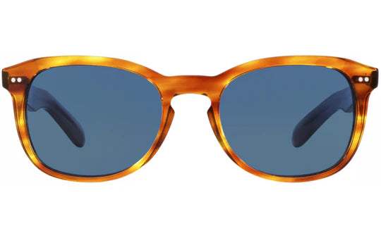 Burberry BE 4214 3550-80 - Amber Horn-Dark Blue by Burberry - 55-20-140 mm Sunglasses