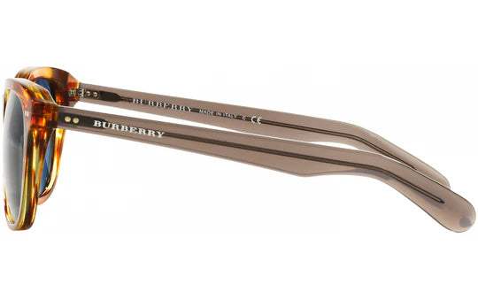 Burberry BE 4214 3550-80 - Amber Horn-Dark Blue by Burberry - 55-20-140 mm Sunglasses