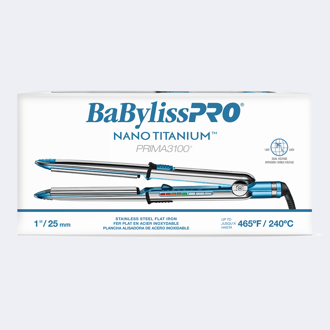 BaBylissPRO Nano Titanium Prima3100 1" Hair Straightening Irons