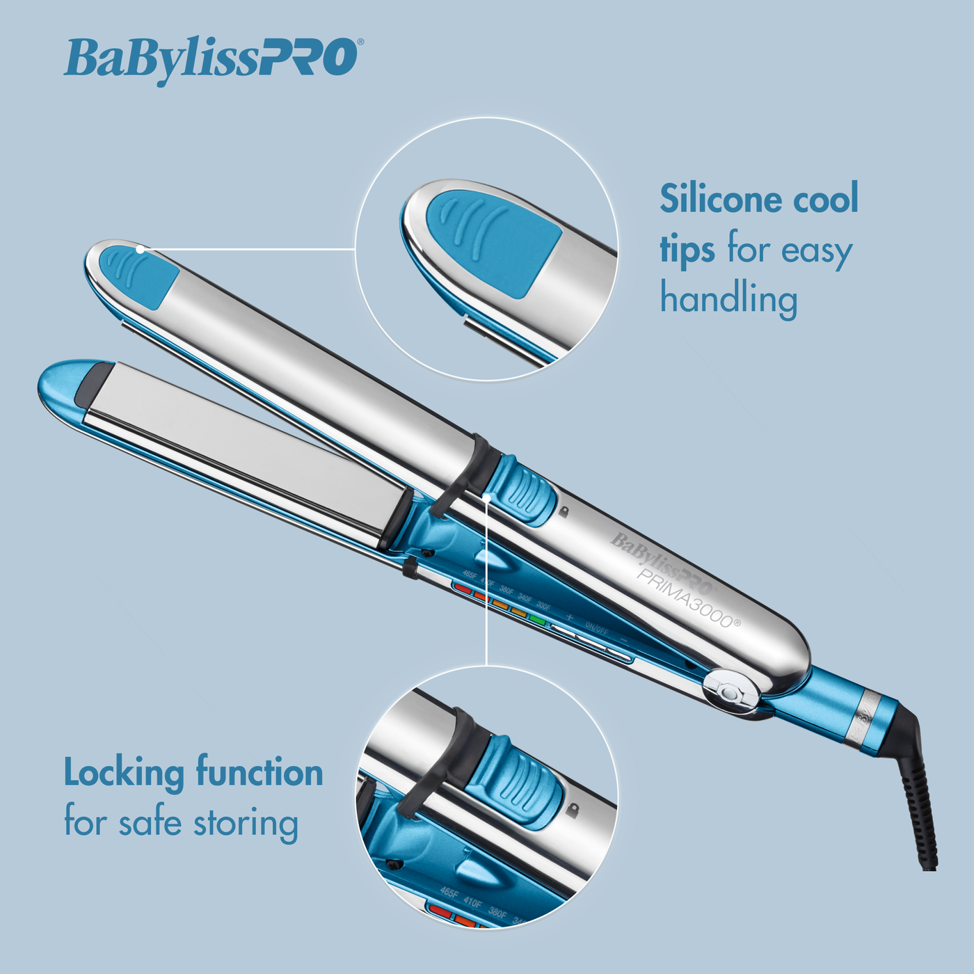 BaBylissPRO® Nano Titanium™ Prima3000® 1¼" Ionic Straightener