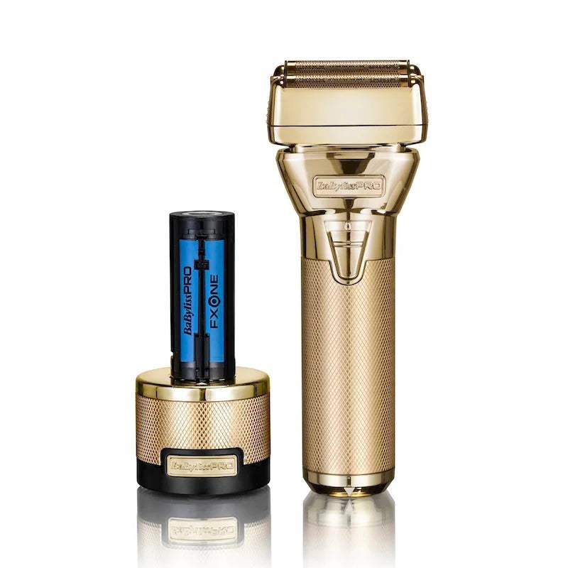 GoldFX Double Foil Shaver FXONE BaBylissPRO With  Battery & Charging Base