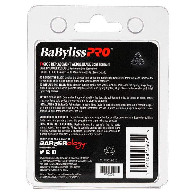 BaBylissPRO Gold Wedge Replacement Blade