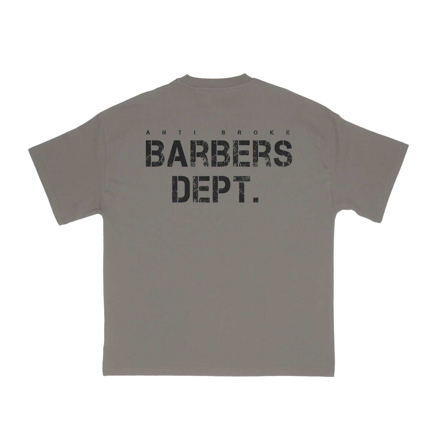 Barbers Dept. Tee - Chrome