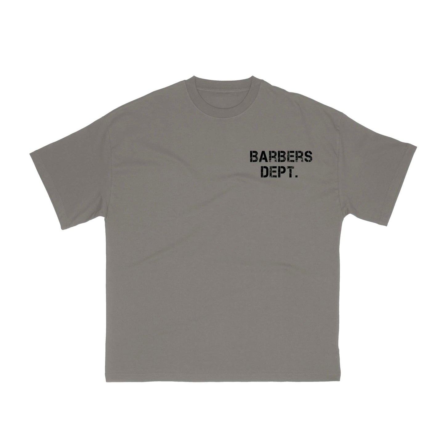 Barbers Dept. Tee - Chrome
