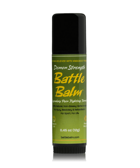 Battle Balm® Stick - Demon Strength All Natural & Organic Pain Relief - BarberSets