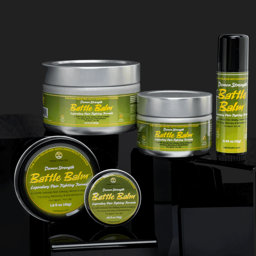 Battle Balm® - Demon Strength All Natural & Organic Pain Relief Cream - BarberSets