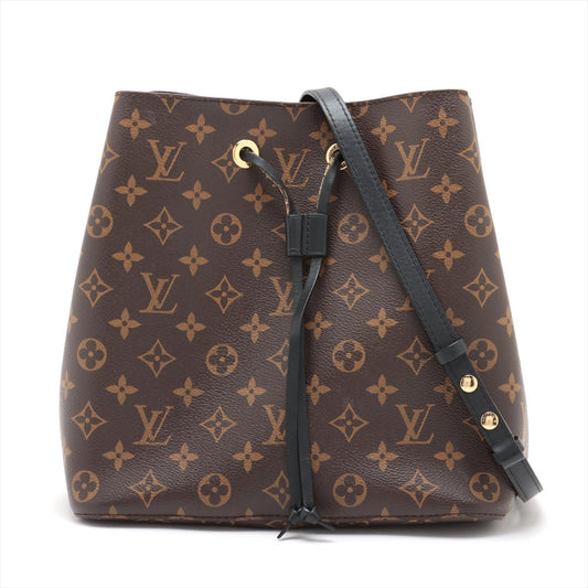 Louis Vuitton Monogram Macassar Neonoe Bucket Bag