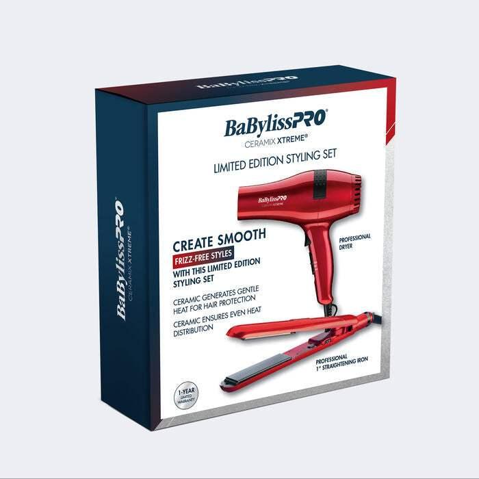 BaByliss Pro Ceramix Xtreme Flat Iron 1" & Hair Dryer