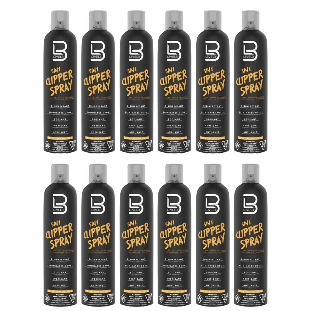 L3VEL3 5-in-1 Clipper Spray 10.1 oz - Multipack