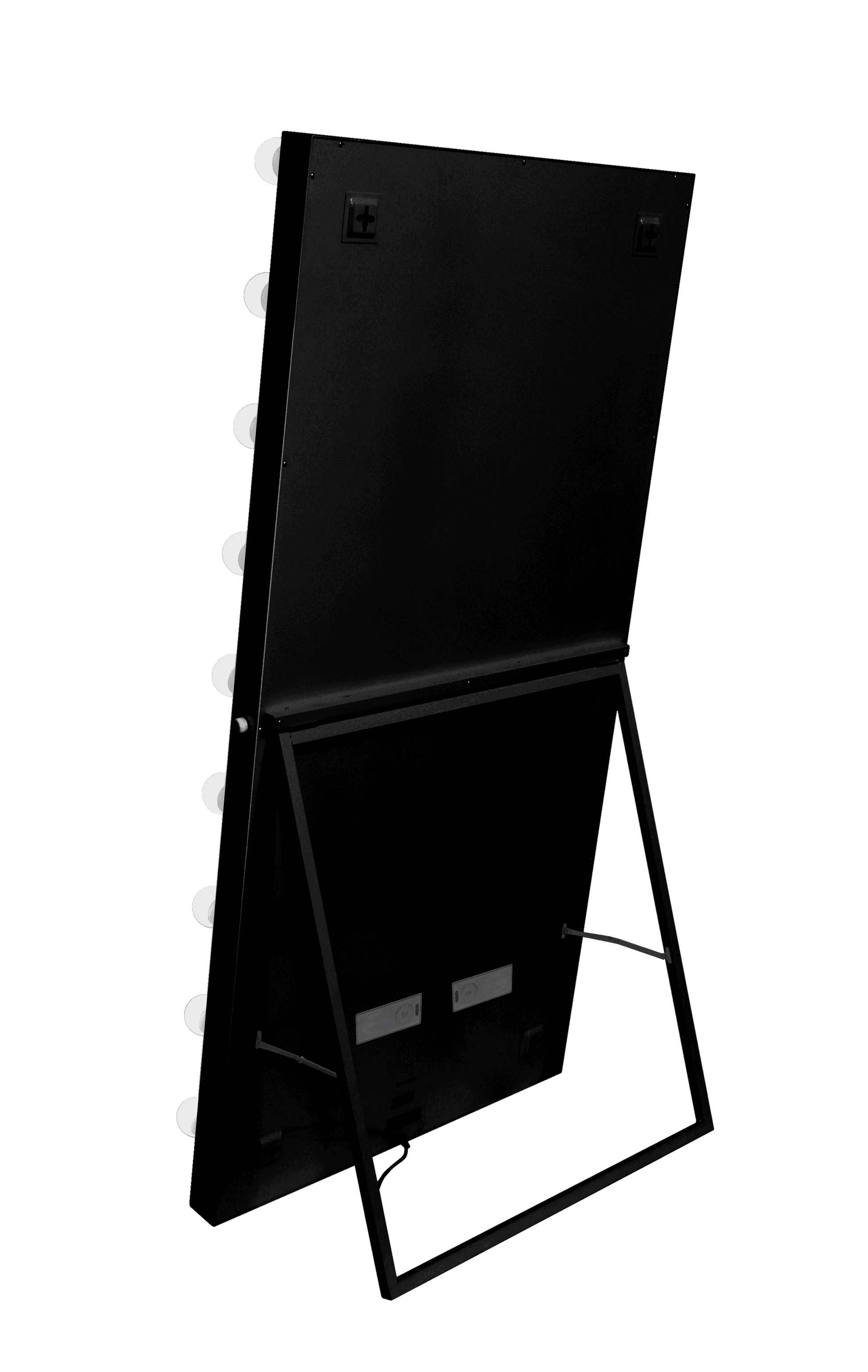 21 Bulb Standing Vanity Mirrors - BarberSets