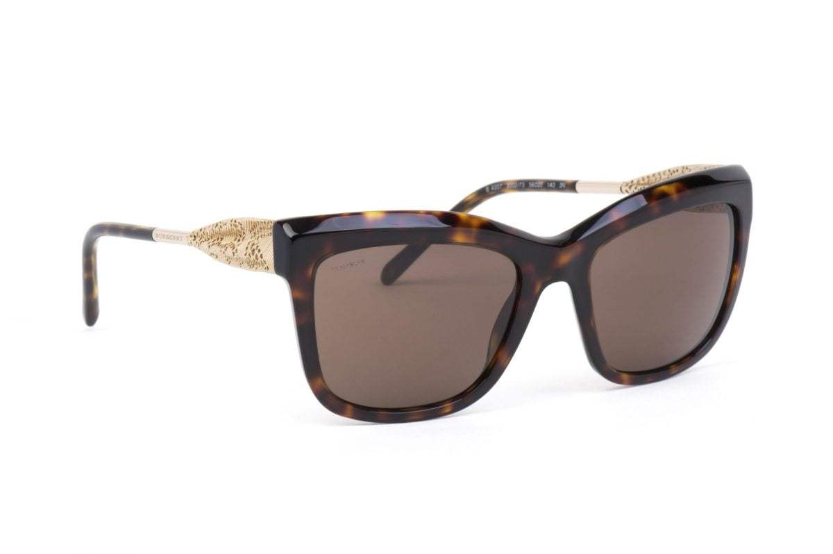 Burberry BE 4207 3002-73 - Dark Havana-Brown by Burberry - 56-20-140 mm Sunglasses