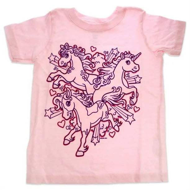 Girls Crew Tee - Iluv Horses - Balerina by DelSol for Kids - 1 Pc T-Shirt (4T)
