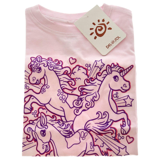 Girls Crew Tee - Iluv Horses - Balerina by DelSol for Kids - 1 Pc T-Shirt (3T)