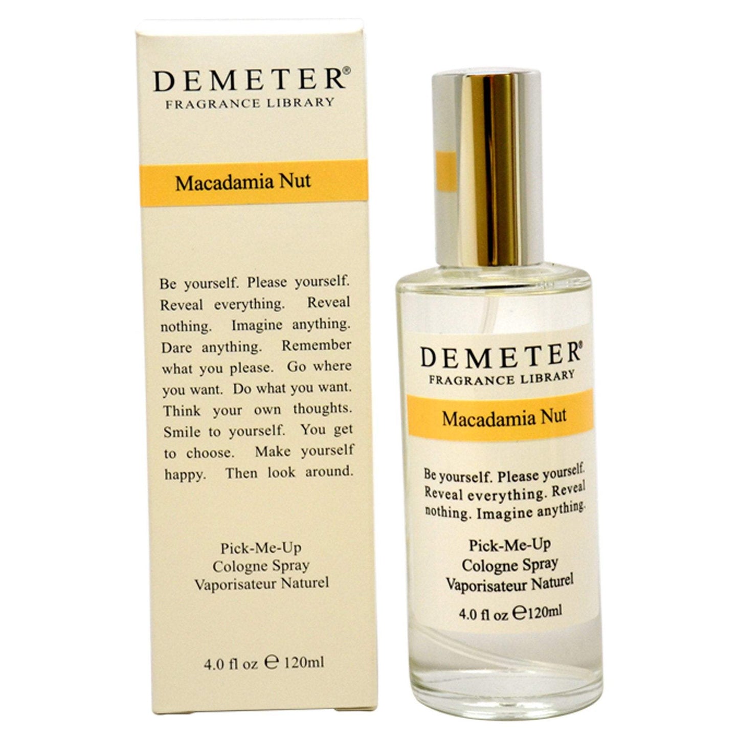 Macadamia Nut by Demeter for Women - 4 oz Cologne Spray