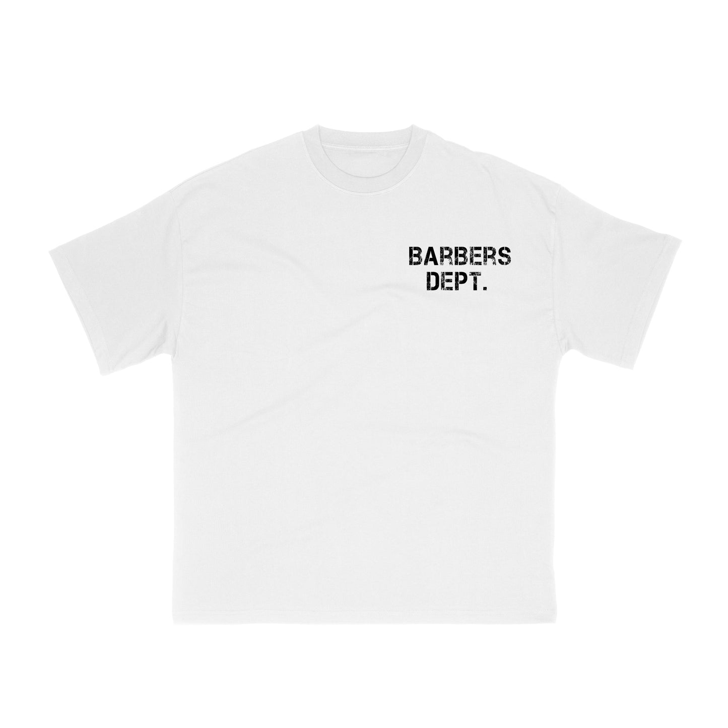 Barbers Dept. Tee - White