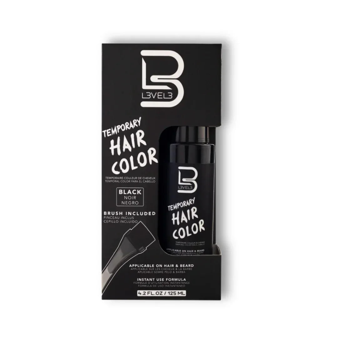 L3VEL3 Temporary Hair Color Black