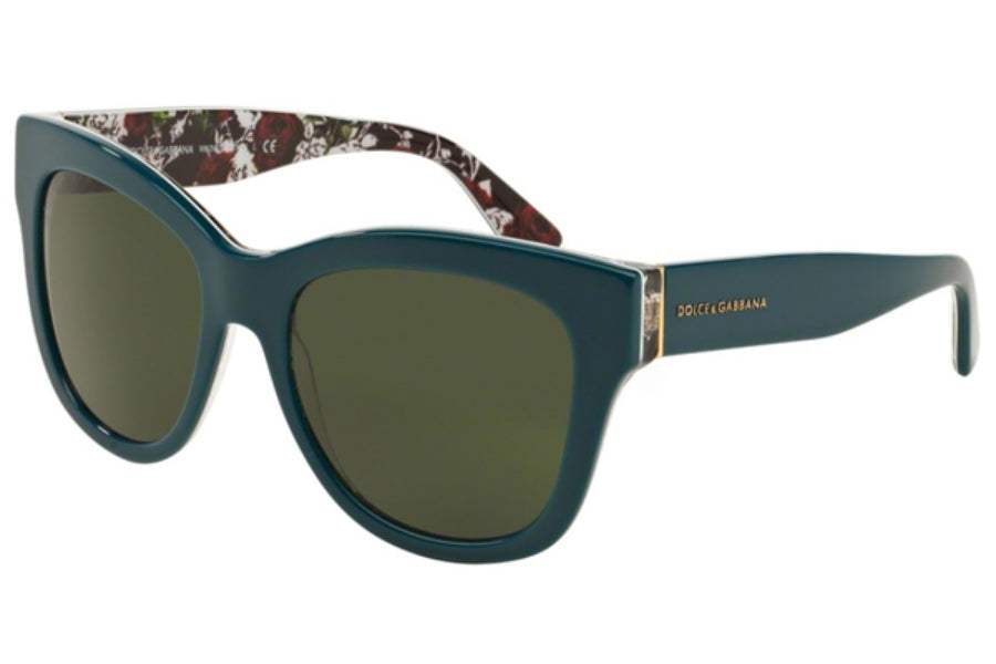Dolce and Gabbana DG 4270 3022-71 - Green-Grey Green by Dolce and Gabbana for Women - 55-19-140 mm Sunglasses