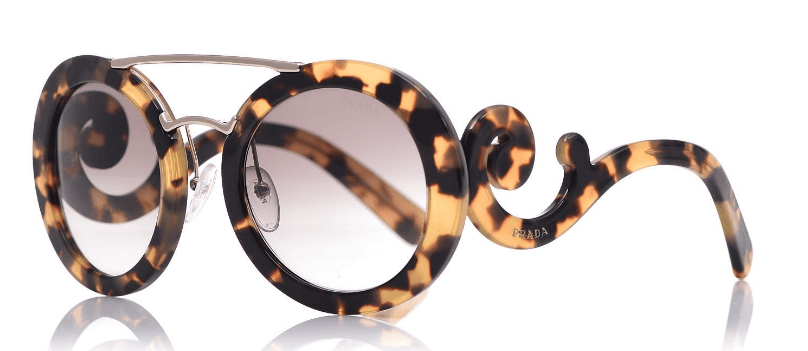 Prada SPR 13S UE0-4KC - Spotted Brown Pink-Pink Gradient by Prada for Women - 54-25-135 mm Sunglasses