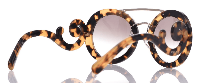 Prada SPR 13S UE0-4KC - Spotted Brown Pink-Pink Gradient by Prada for Women - 54-25-135 mm Sunglasses