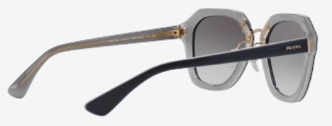 Prada SPR 25R UEE-3E2 - Opal Grey Azure-Grey Gradient by Prada for Women - 55-21-140 mm Sunglasses