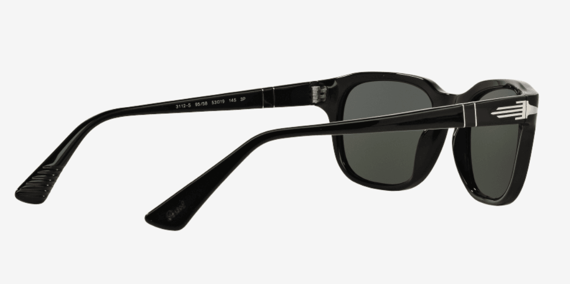 Persol PO3112S 95-58 - Black-Green Polarized by Persol for Men - 53-19-145 mm Sunglasses