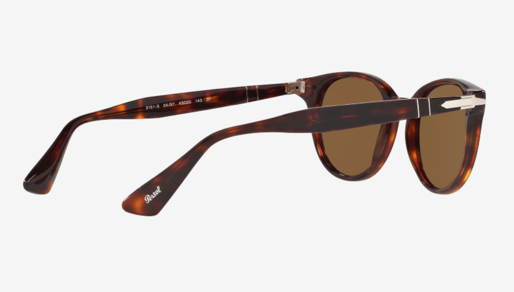 Persol PO3151S 24-57 - Havana-Brown Polarized by Persol for Men - 49-20-145 mm Sunglasses