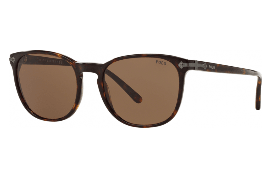 Polo Ralph Lauren PH 4107 5003-73 - Shiny Dark Havana-Brown by Ralph Lauren for Men - 53-19-145 mm Sunglasses