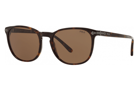 Polo Ralph Lauren PH 4107 5003-73 - Shiny Dark Havana-Brown by Ralph Lauren for Men - 53-19-145 mm Sunglasses