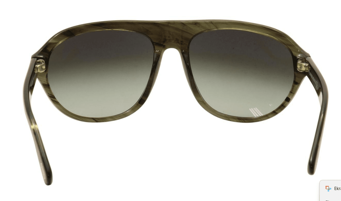 Tom Ford TF397 20B Ivan - Transparent Green-Gray Gradient by Tom Ford for Men - 58-17-145 mm Sunglasses