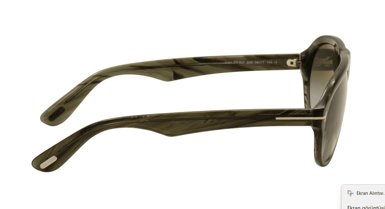 Tom Ford TF397 20B Ivan - Transparent Green-Gray Gradient by Tom Ford for Men - 58-17-145 mm Sunglasses