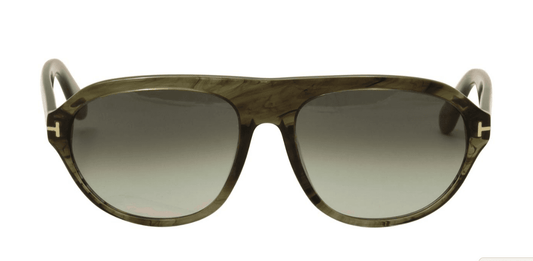 Tom Ford TF397 20B Ivan - Transparent Green-Gray Gradient by Tom Ford for Men - 58-17-145 mm Sunglasses