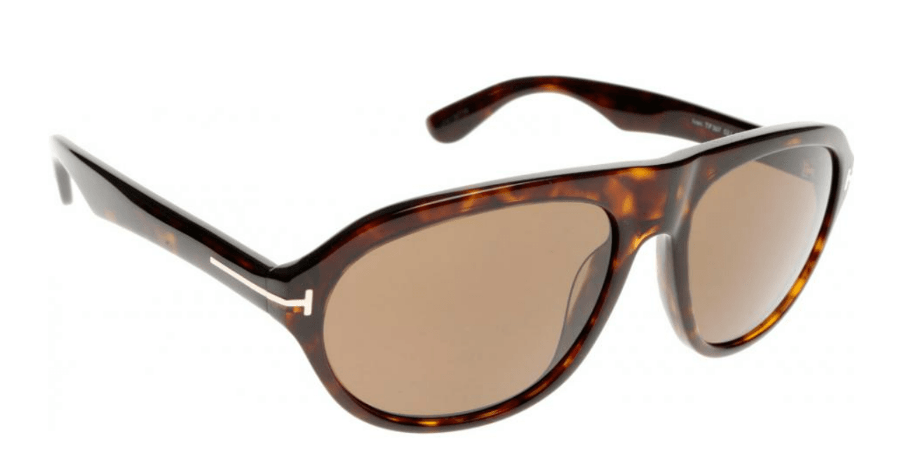 Tom Ford TF397 52J Ivan - Dark Havana-Brown by Tom Ford for Men - 58-17-145 mm Sunglasses
