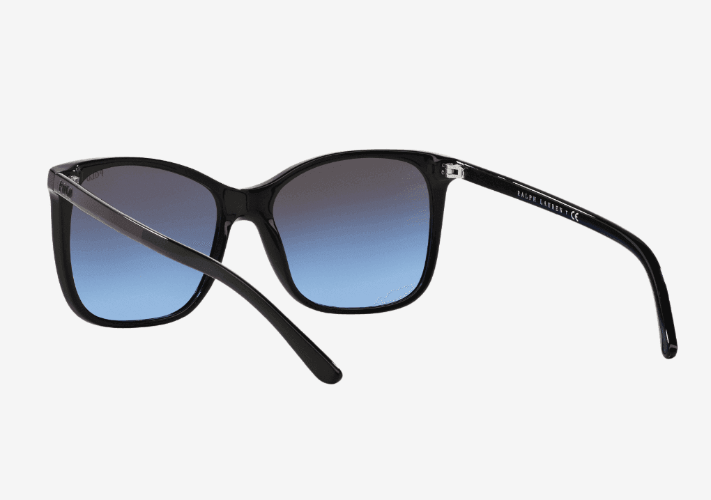 Polo Ralph Lauren PH 4094 5517-79 - Black-Gradient Violet by Ralph Lauren for Women - 55-16-145 mm Sunglasses