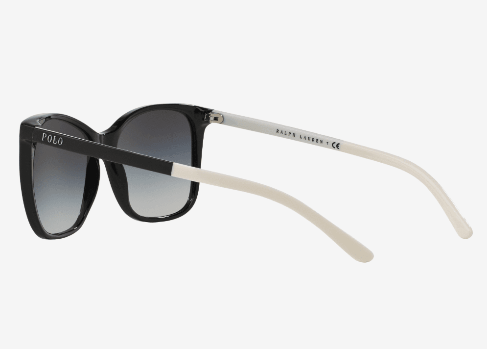 Polo Ralph Lauren PH 4094 5529-8G - Black White-Grey Gradient by Ralph Lauren for Women - 55-16-145 mm Sunglasses