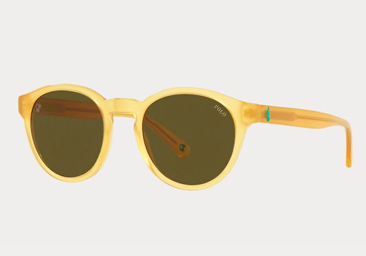 Polo Ralph Lauren PH 4096 5005-71 - Matte Honey-Green by Ralph Lauren for Women - 50-20-140 mm Sunglasses