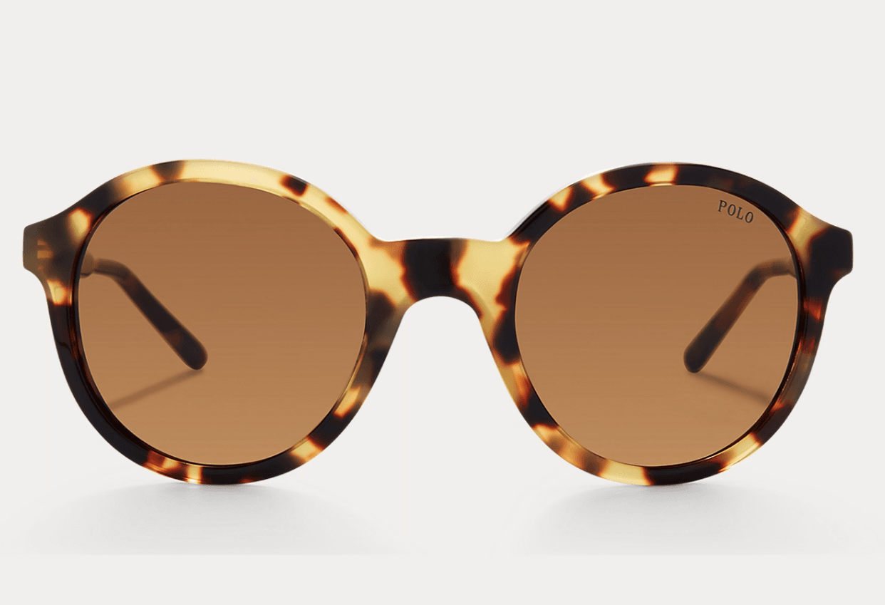 Polo Ralph Lauren PH 4112 500473 - Shiny Spotty Havana-Olive by Ralph Lauren for Women - 50-22-140 mm Sunglasses