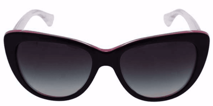 Dolce and Gabbana DG 4221 2794-8G - Black-Peral Fuxia-Crystal-Grey Gradient by Dolce and Gabbana for Women - 55-17-140 mm Sunglasses