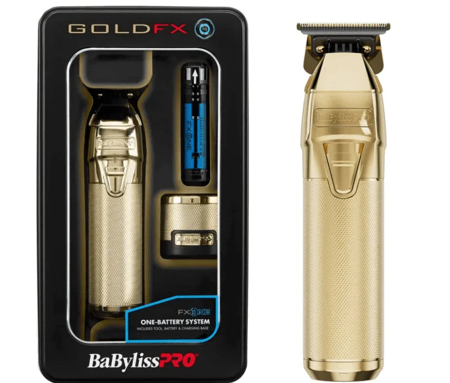 BaByliss Pro GoldFX FXONE Trimmer - High-Performance Cordless Trimmer (BB-FX799g)