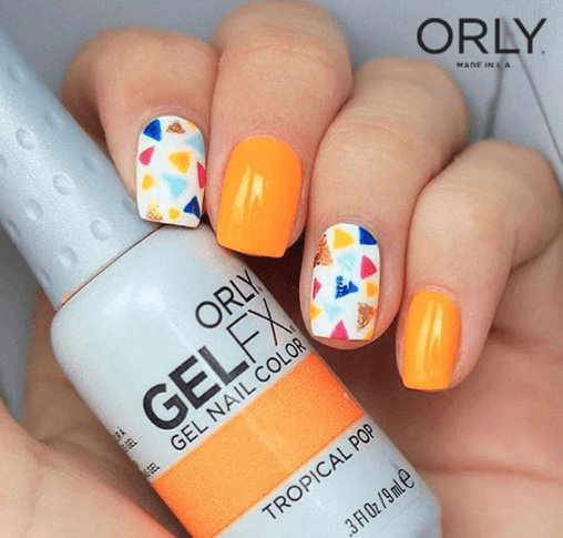 Orly Gelfx Gel Nail Color 0.3 Fl Oz / 9 Ml Tropical Pop