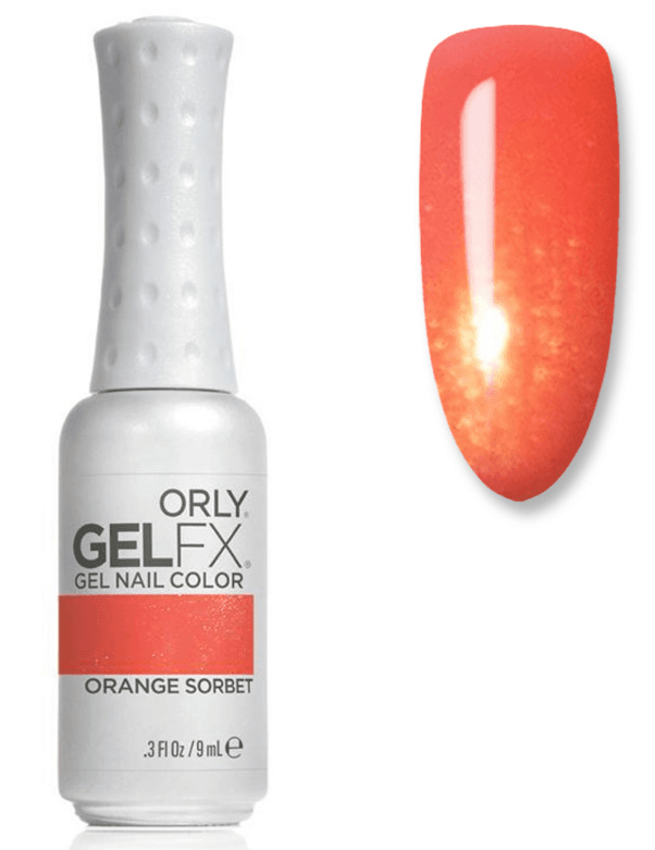 Orly Gelfx Gel Nail Color 0.3 Fl Oz / 9 Ml Orange Sorbet