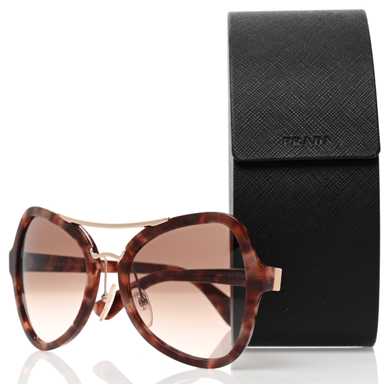Prada SPR 18S 2AU-3D0 - Brown-Brown Gradient by Prada for Women - 55-20-135 mm Sunglasses