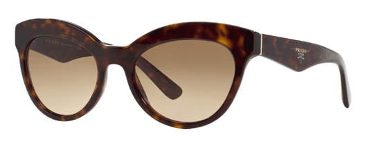 Prada SPR 23Q 2AU-3D0 - Havana-Light Brown Gradient Light Grey by Prada for Women - 53-19-140 mm Sunglasses