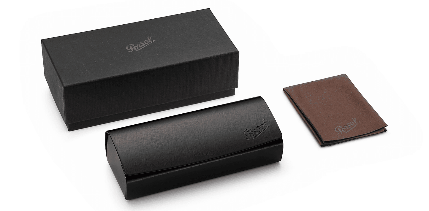 Persol PO9649S 95-31 Black-Grey by Persol for Men - 52-18-145 mm Sunglasses